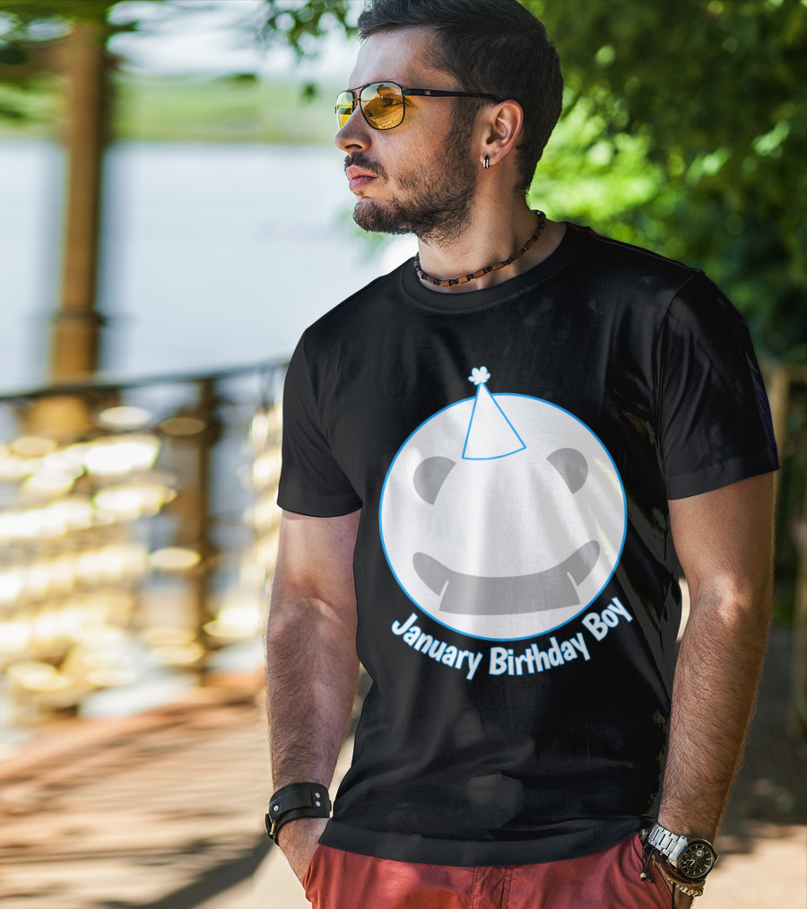 January Birthday Boy T-Shirt