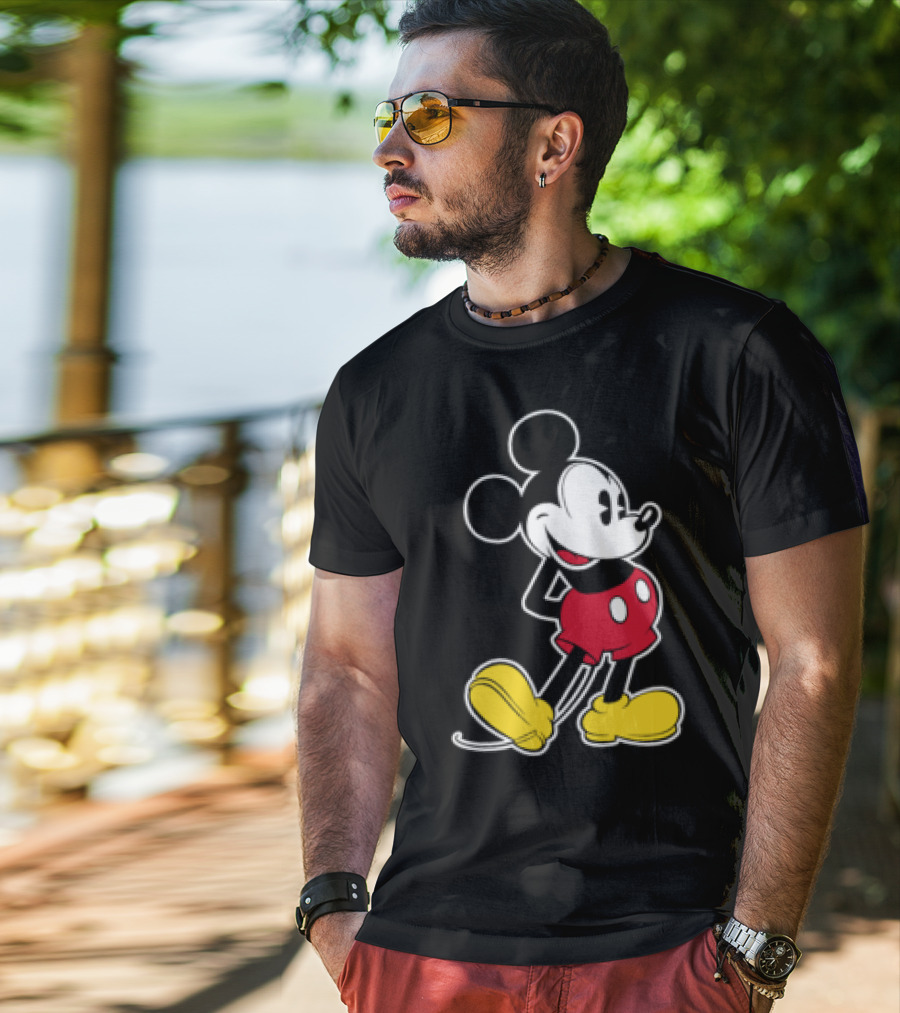 Disney Classic Mickey Mouse Standing Pose T-Shirt