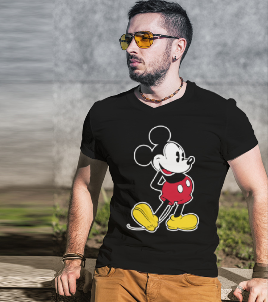 Disney Classic Mickey Mouse Standing Pose T-Shirt