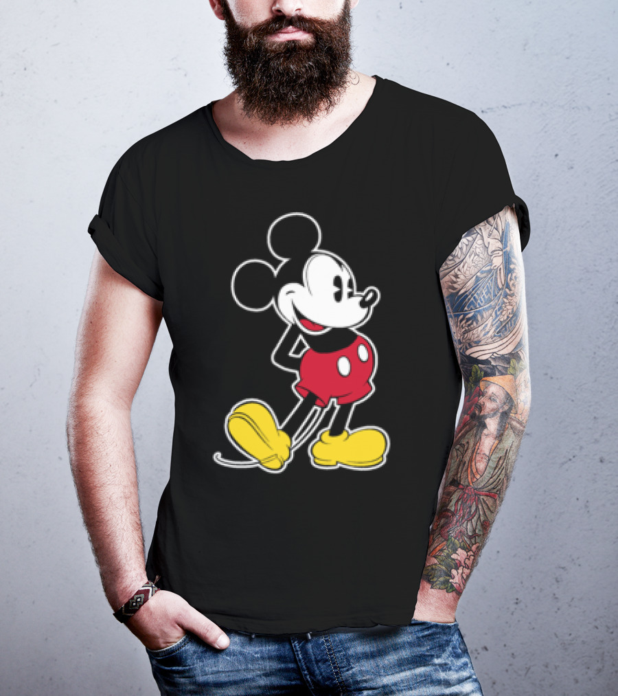 Disney Classic Mickey Mouse Standing Pose T-Shirt