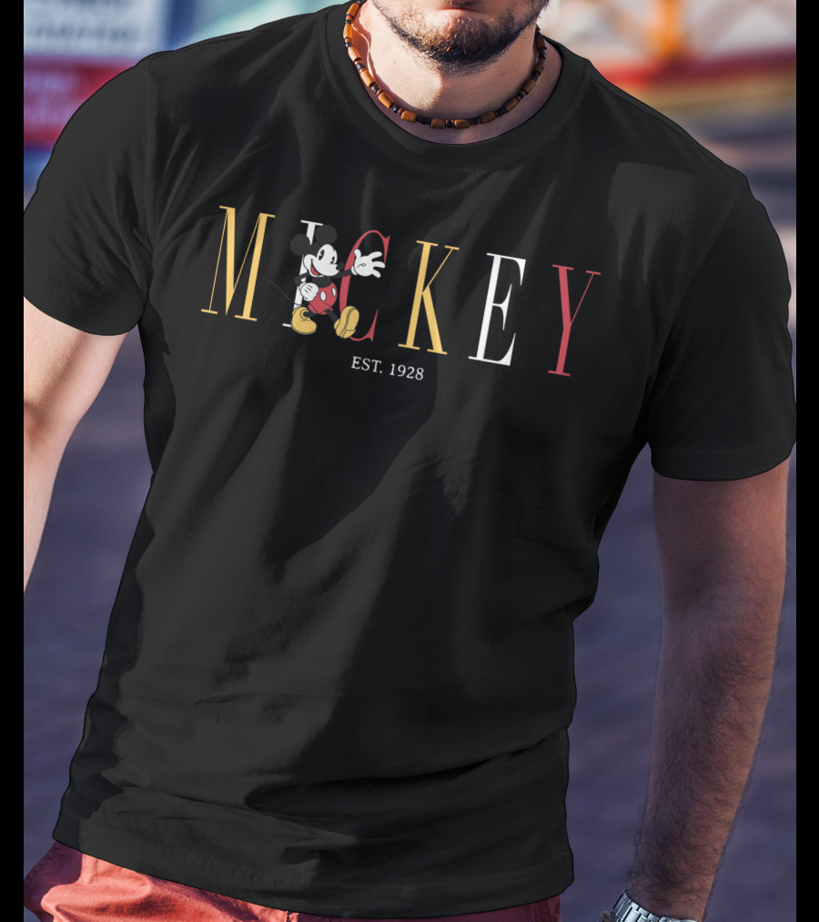 Mickey Mouse Est. 1928 Classic Disney Character T-Shirt