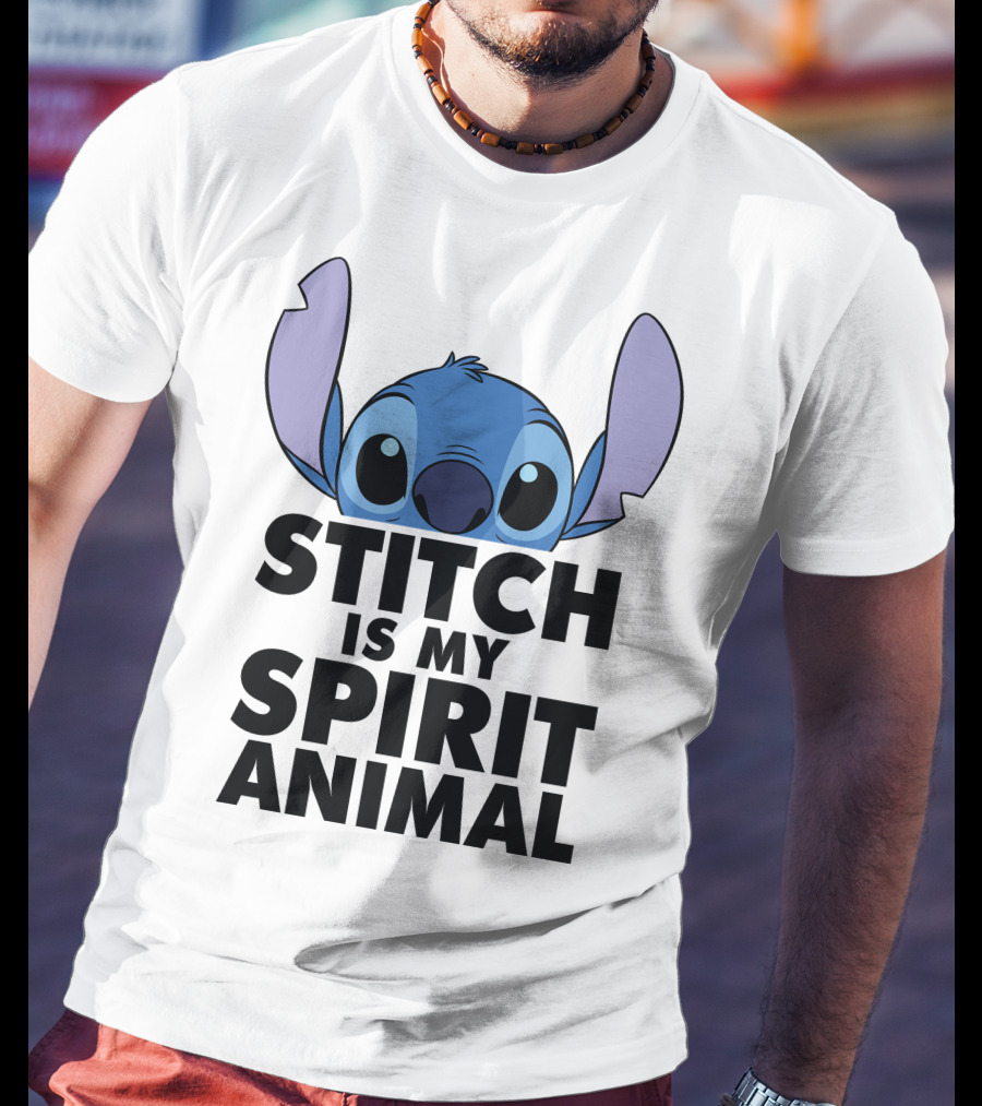 Disney Lilo And Stitch Is My Spirit Animal Tie Dye T-Shirt