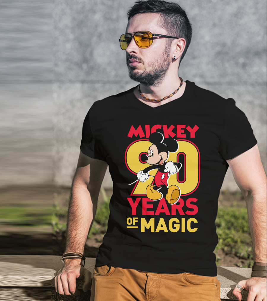 Mickey Mouse 90 Years Of Magic Disney T-Shirt