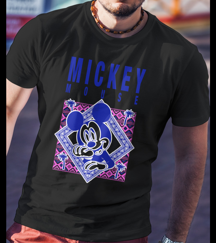 Mickey Mouse Bandana Tropical T-Shirt