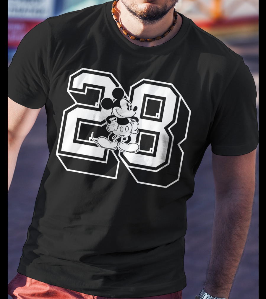 Mickey Mouse 28 Sporty Stance T-Shirt