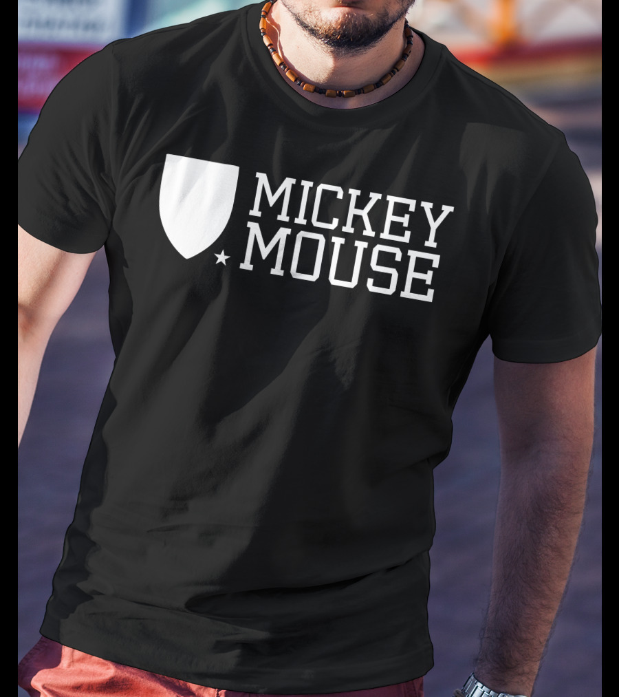 Mickey Mouse University Shield Emblem T-Shirt