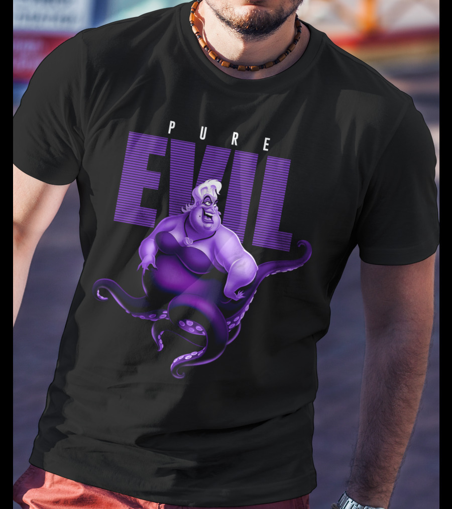 Disney Ursula Pure Evil Villainous Iconic T-Shirt