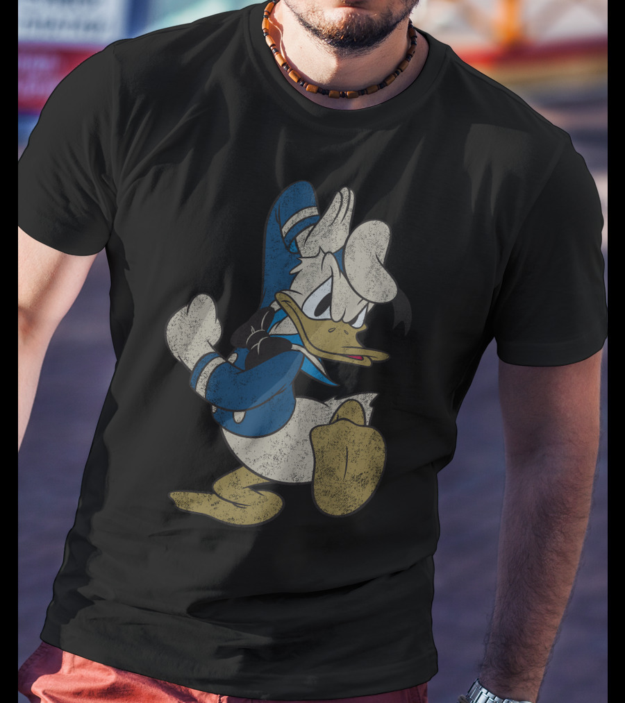 Disney Vintage Donald Duck Classic Distressed Pose T-Shirt