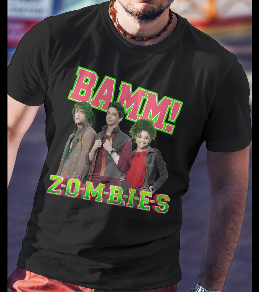 Bamm Zombies Disney Movie Characters T-Shirt
