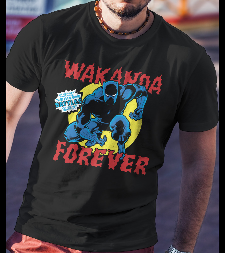 Wakanda Forever Marvel Black Panther Up Against The Panther Battles As Never Before T-Shirt