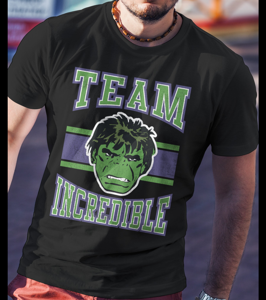 Marvel Classic Team Incredible Hulk Retro T-Shirt