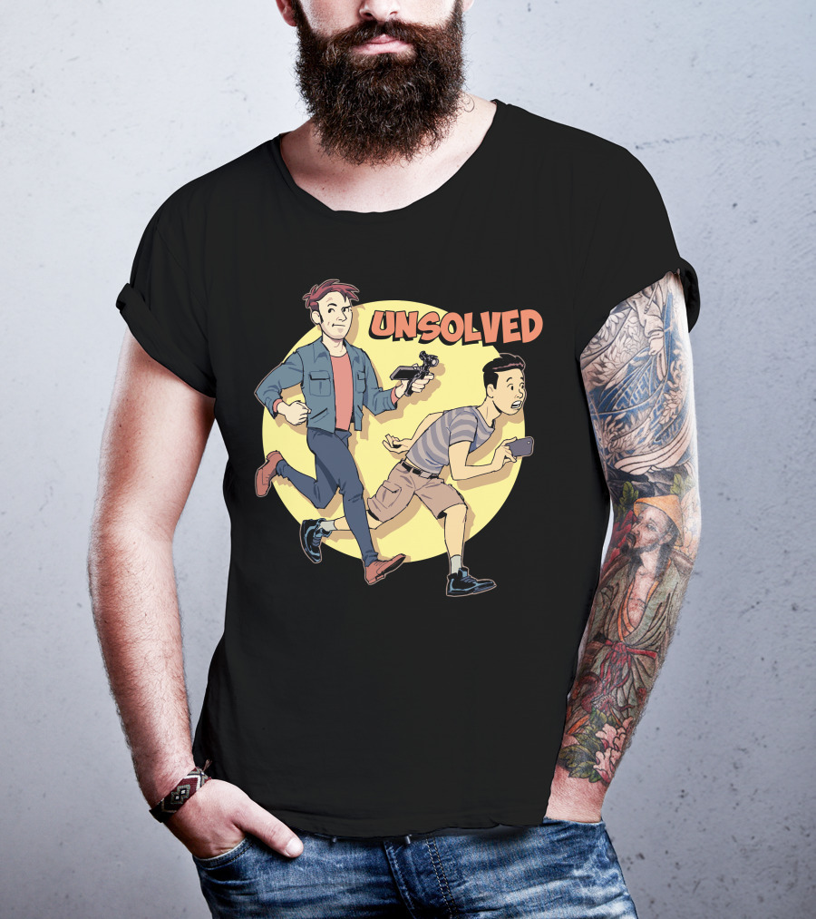 BuzzFeed Unsolved Animated Saturday Morning Mystery Adventure T-Shirt