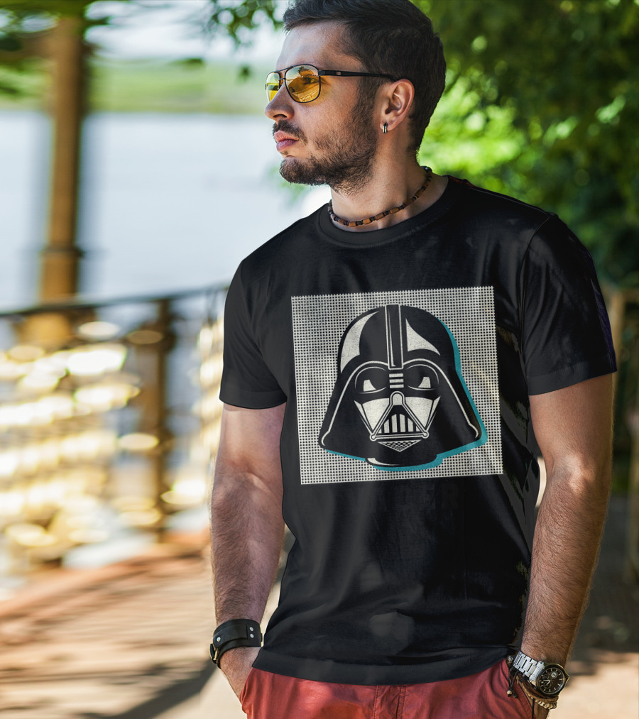 Star Wars Darth Vader Pop Art Shadow Vader T-Shirt