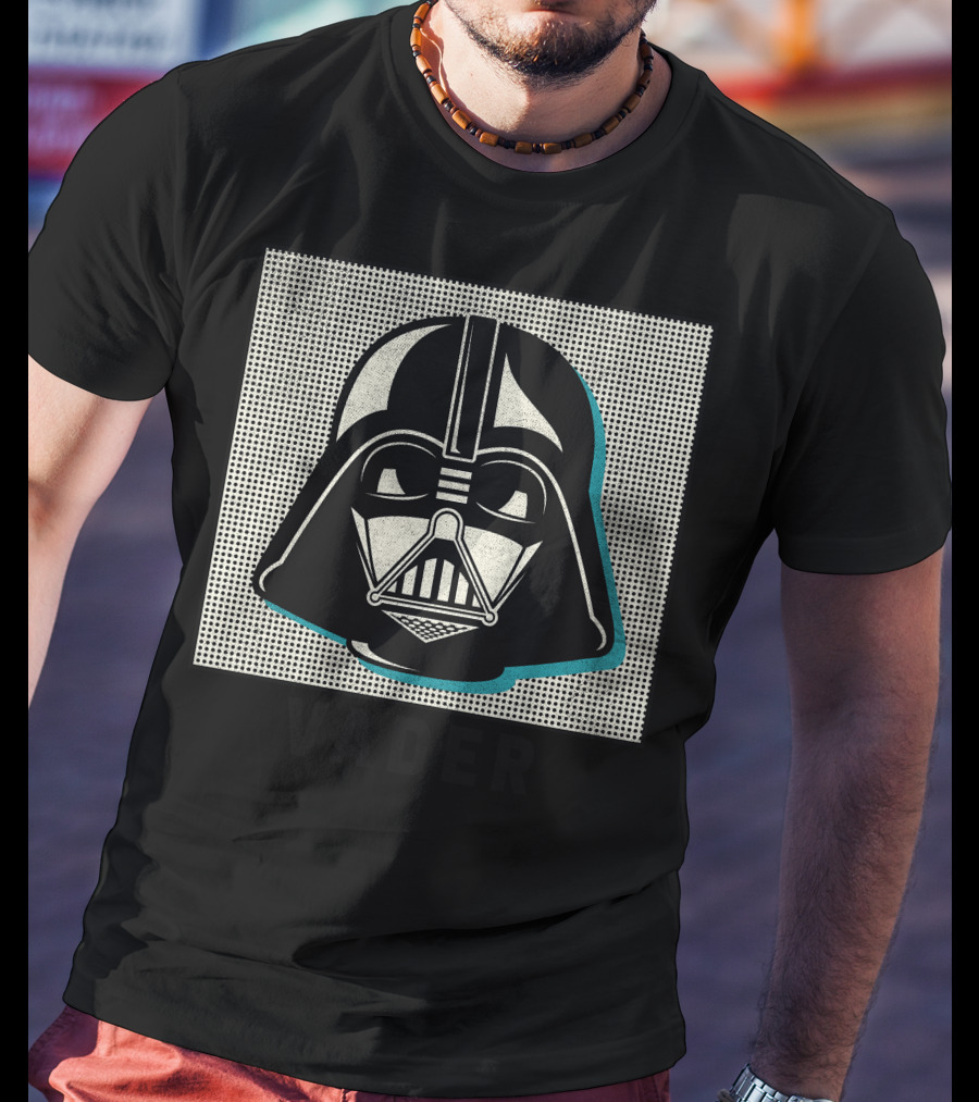 Star Wars Darth Vader Pop Art Shadow Vader T-Shirt