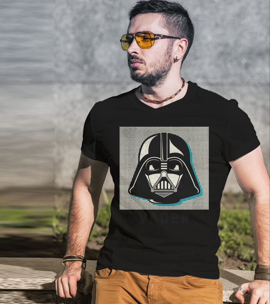 Star Wars Darth Vader Pop Art Shadow Vader T-Shirt