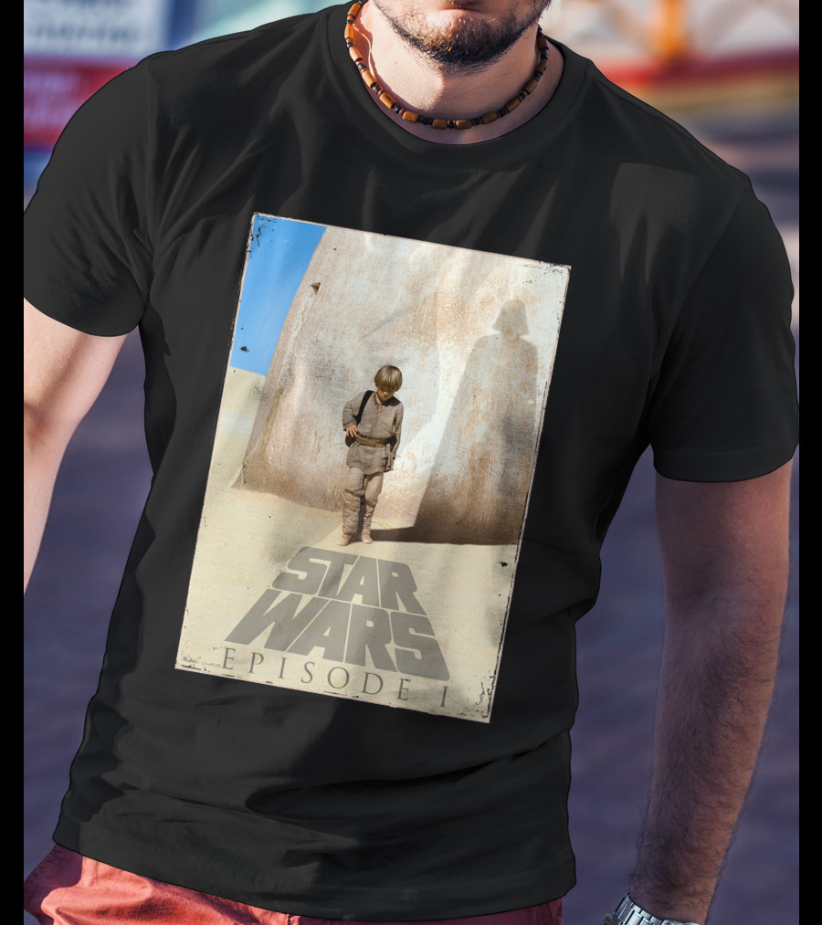 Star Wars Episode I The Phantom Menace Anakin Skywalker Shadow T-Shirt