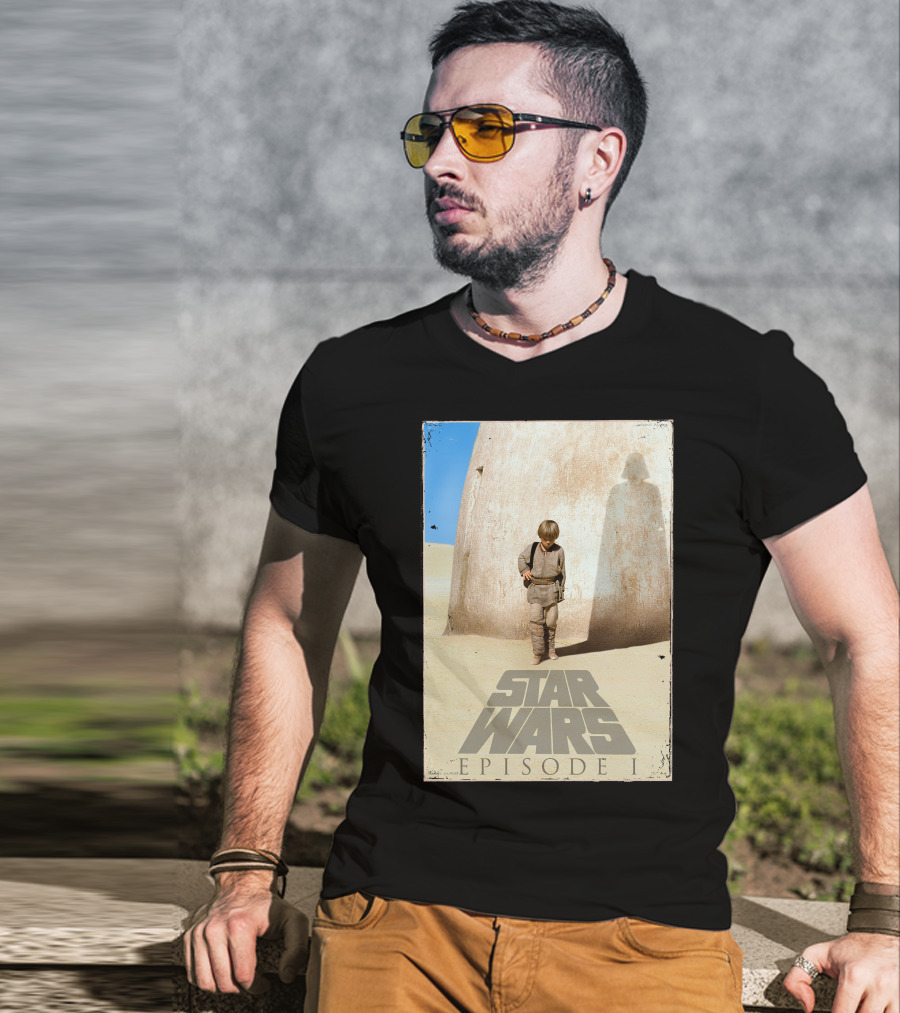 Star Wars Episode I The Phantom Menace Anakin Skywalker Shadow T-Shirt