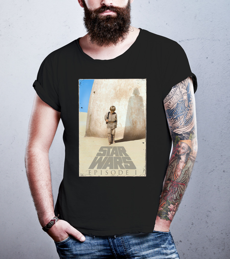 Star Wars Episode I The Phantom Menace Anakin Skywalker Shadow T-Shirt