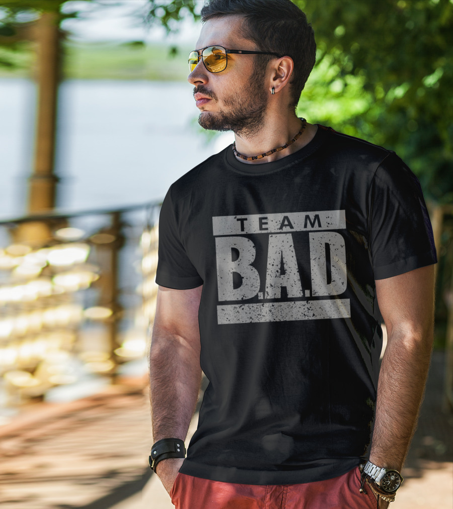 Team B.A.D Vintage Grunge T-Shirt