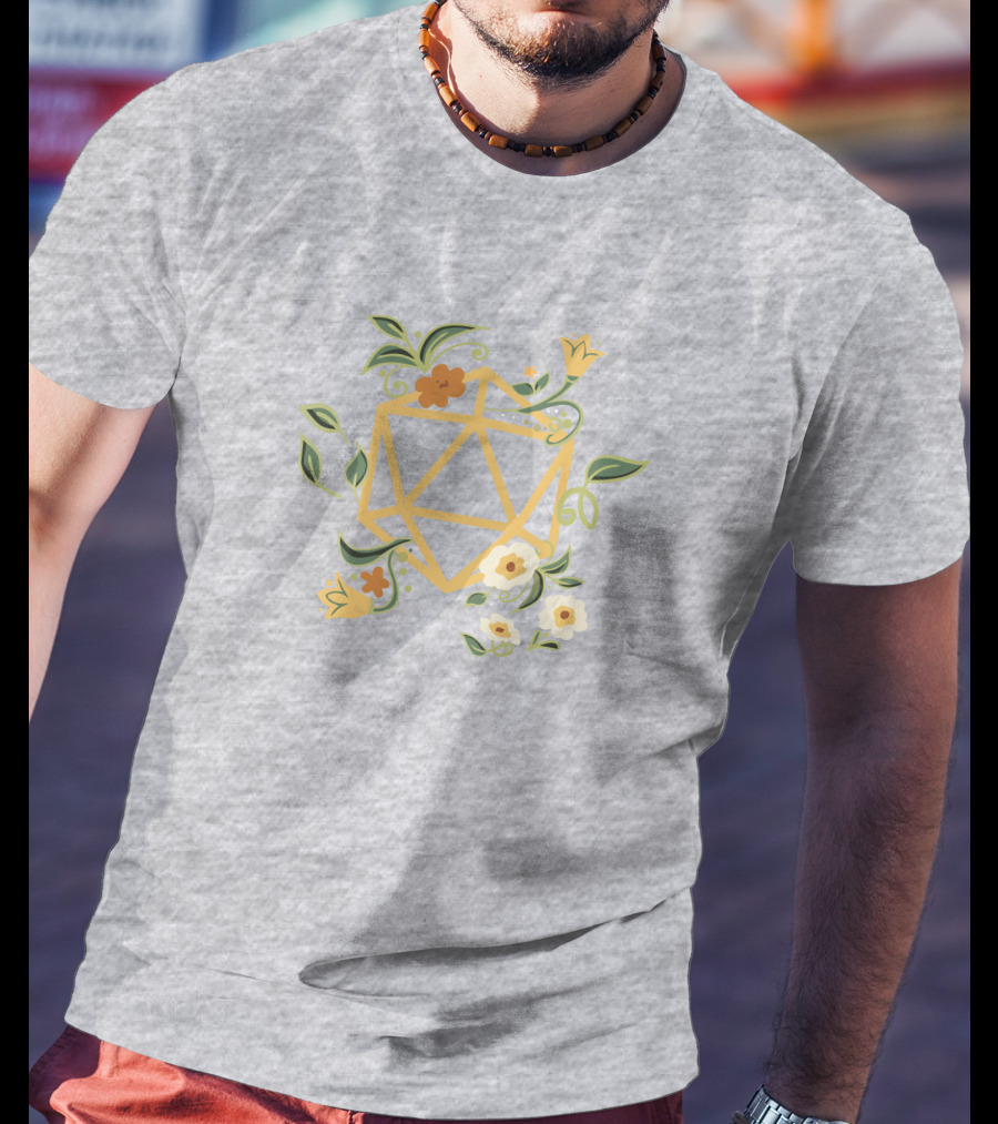 Harli Kane Pax Eastharli Hero Floral Druid Dice Dungeons And Dragons T-Shirt
