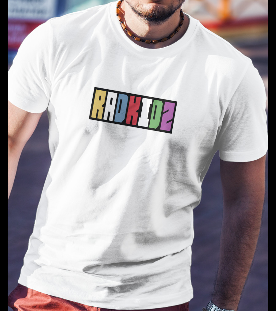 Radkidz Colorful Block Letter T-Shirt