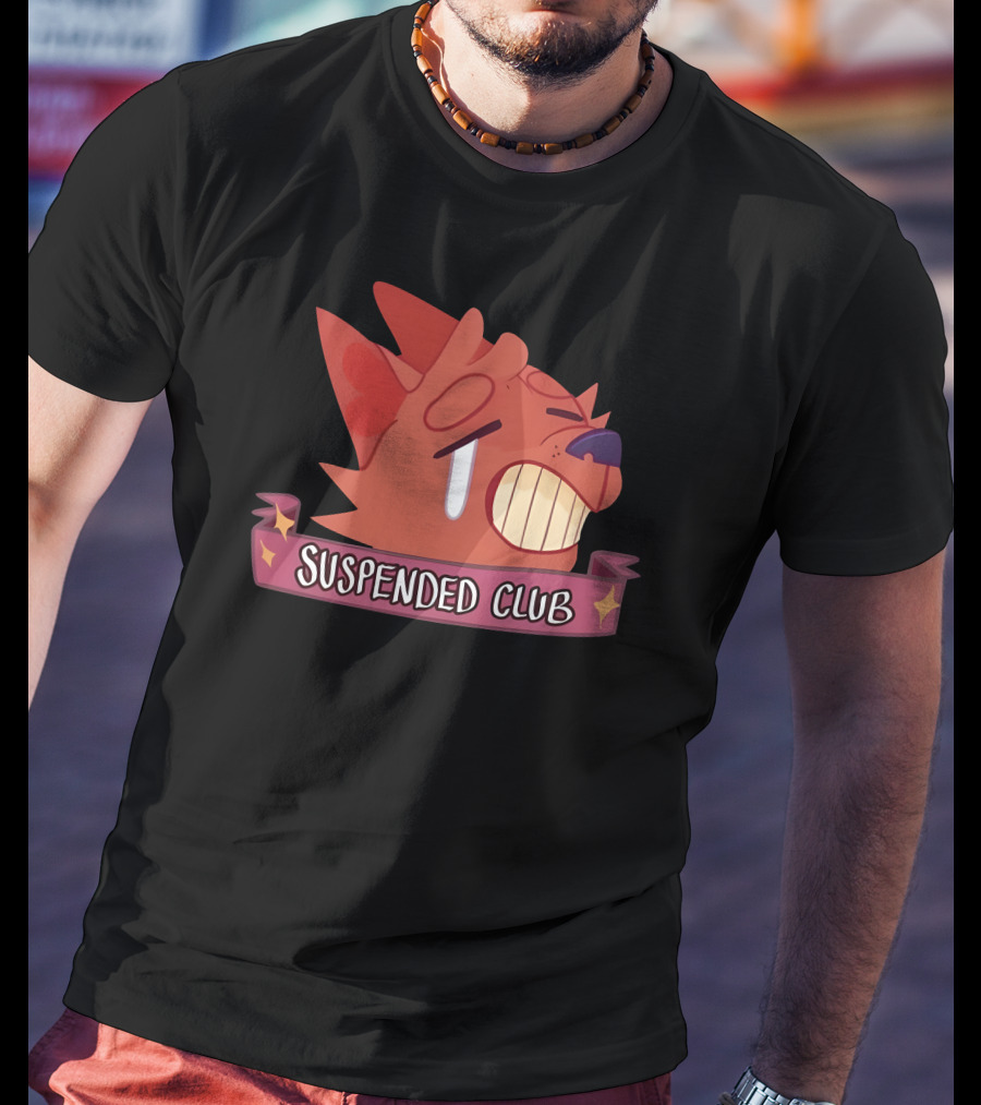 Suspended Club Fox Character T-Shirt