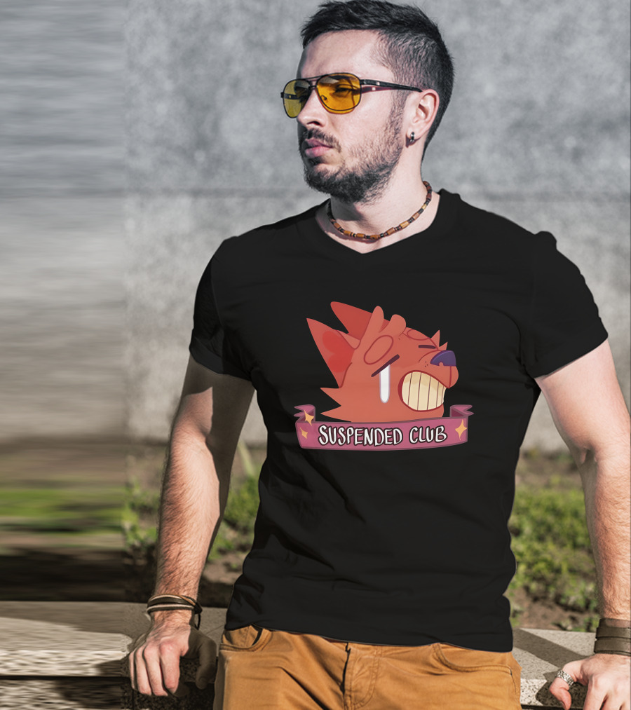 Suspended Club Fox Character T-Shirt