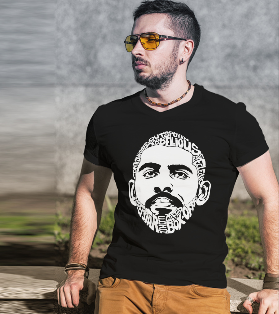 Kyrie Irving NBA Basketball Controversial Outspoken Rebellious T-Shirt