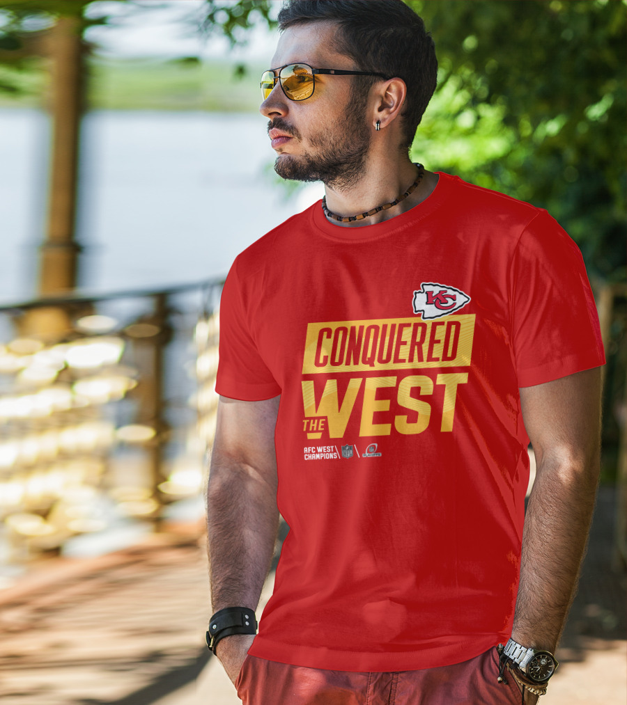 Kansas City Chiefs Conquered The West NFL Playoffs T-Shirt