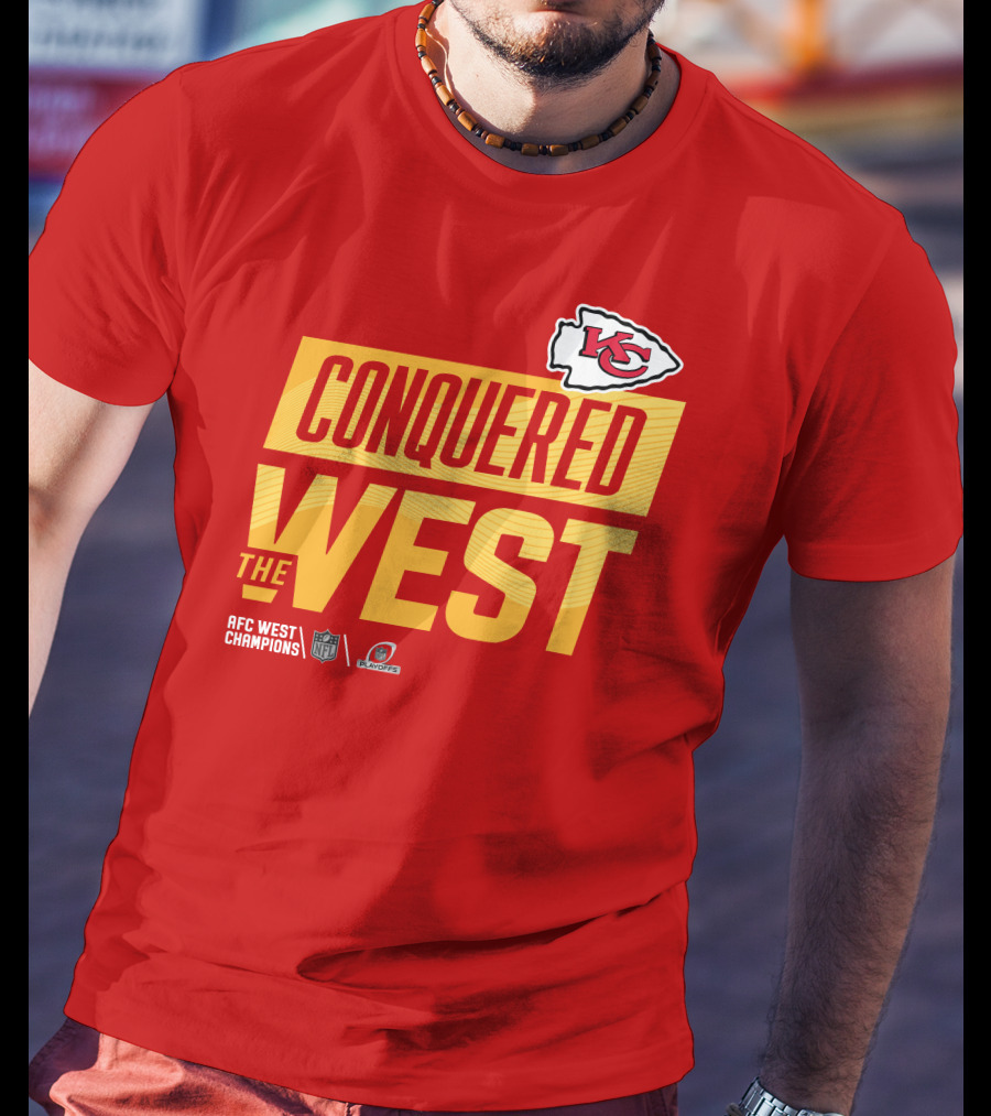 Kansas City Chiefs Conquered The West NFL Playoffs T-Shirt