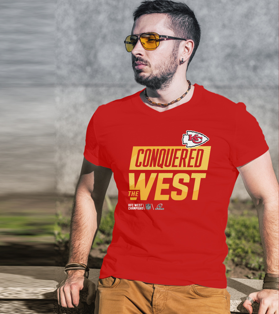 Kansas City Chiefs Conquered The West NFL Playoffs T-Shirt