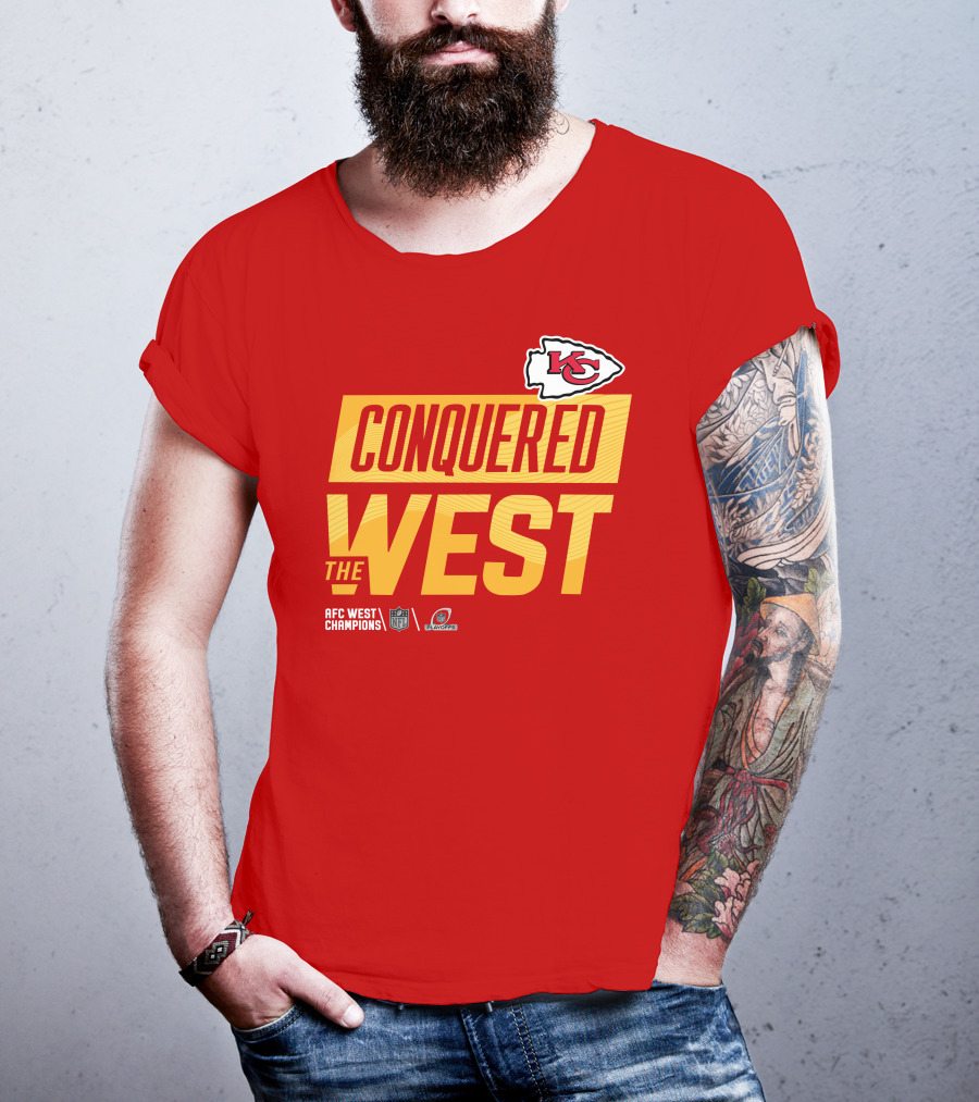 Kansas City Chiefs Conquered The West NFL Playoffs T-Shirt