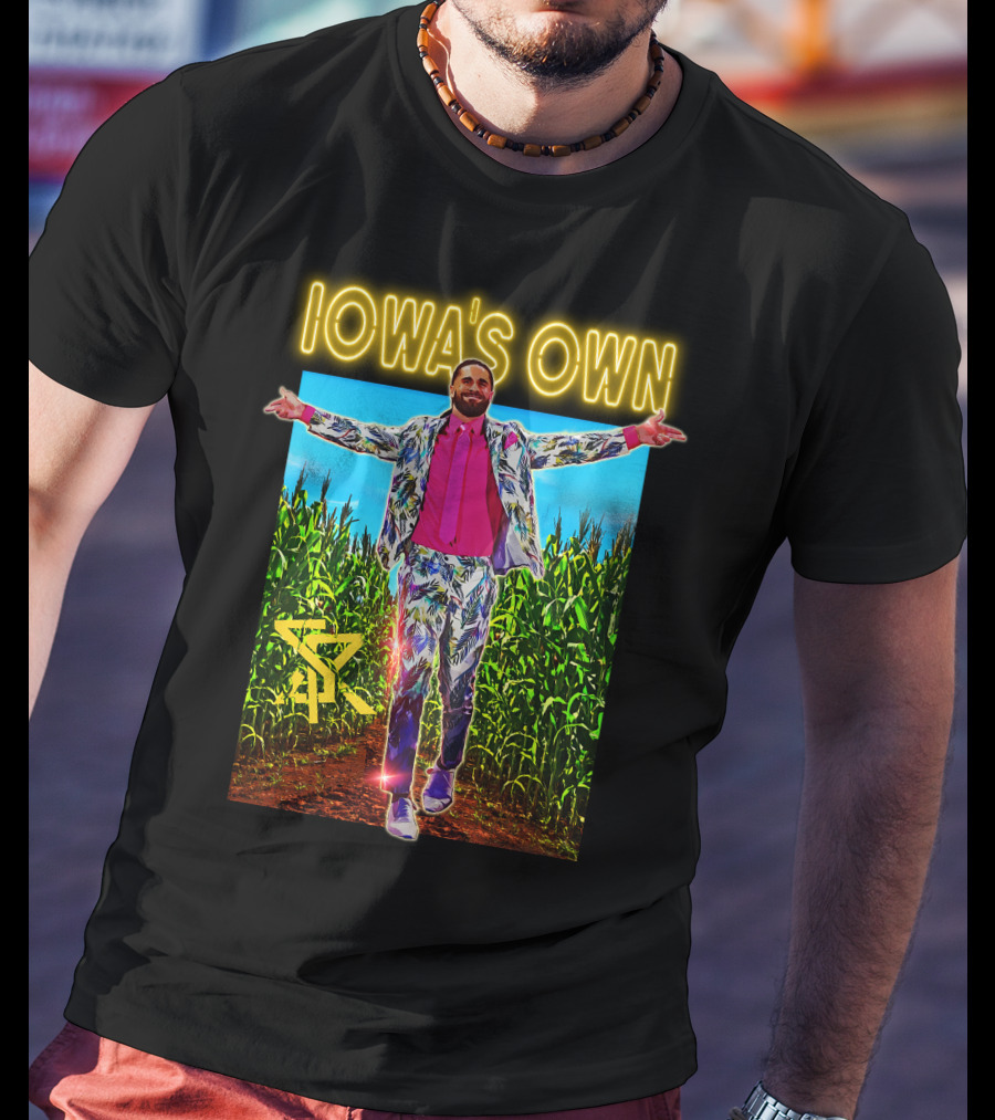 Iowa's Own Seth Rollins Cornfield Suit T-Shirt