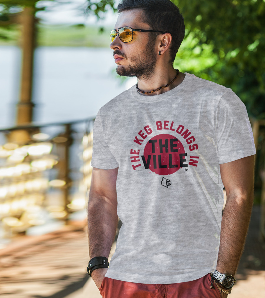 The Keg Belongs In The Ville Cardinal T-Shirt