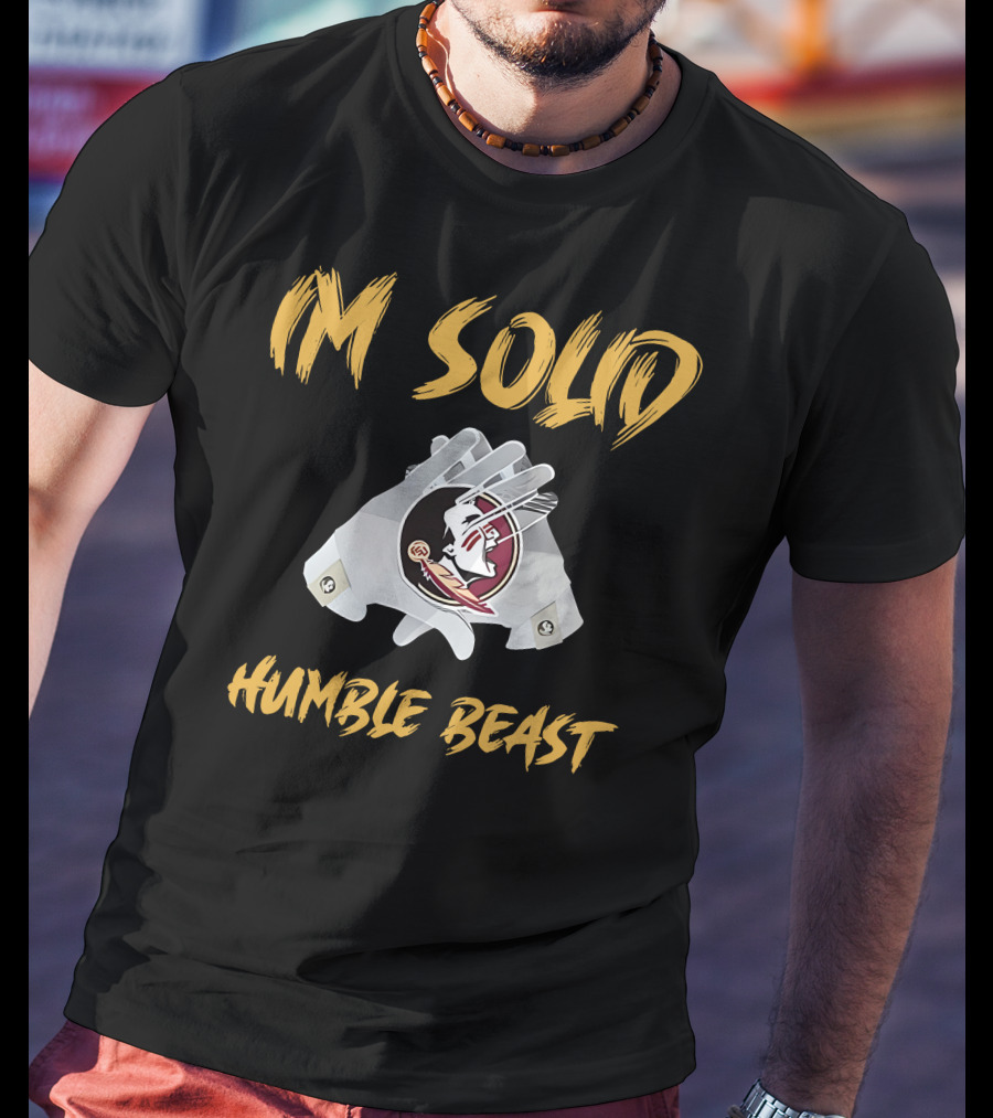 IM SOLID Humble Beast Gloves Tribal T-Shirt