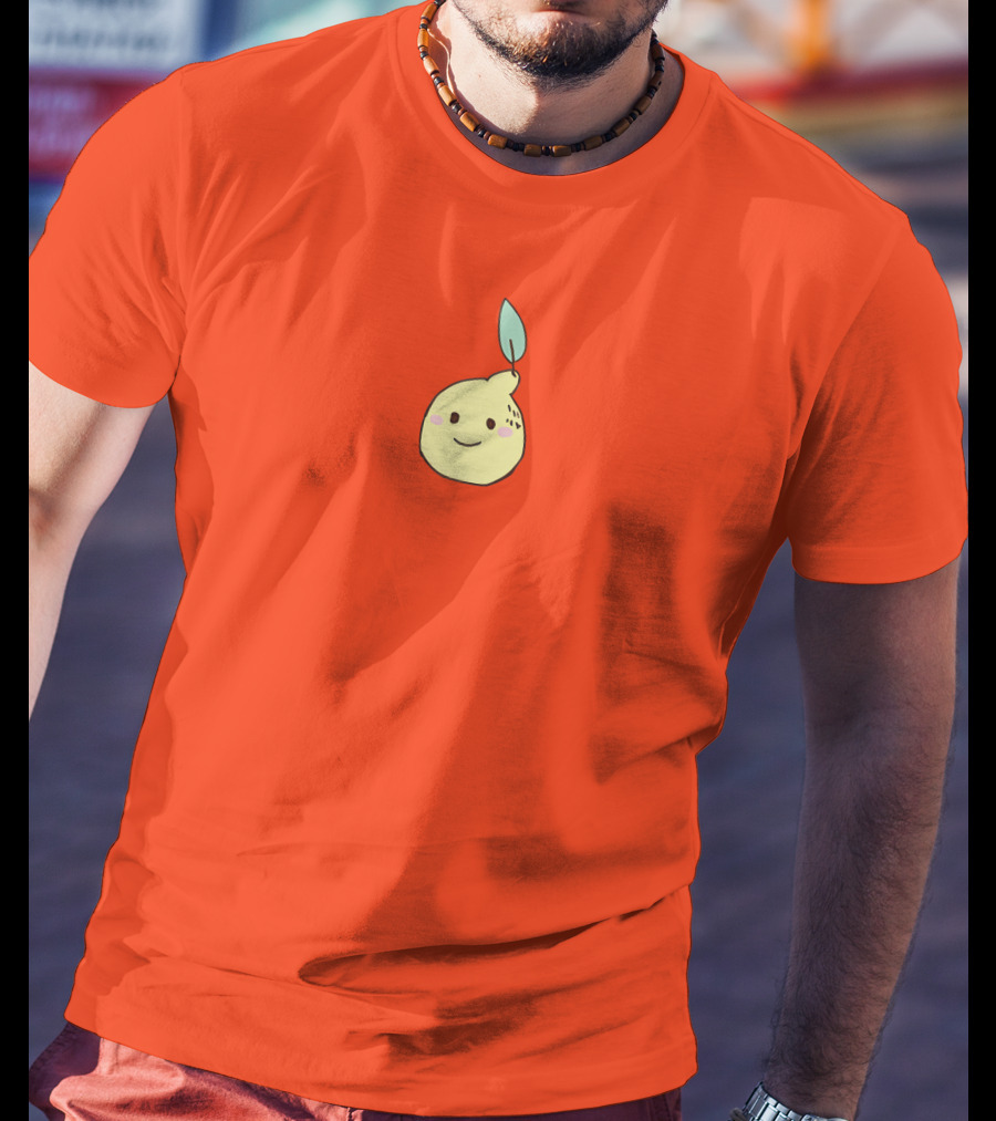 Cavetown Lemon Boy Robbie Leaf Happy Face T-Shirt