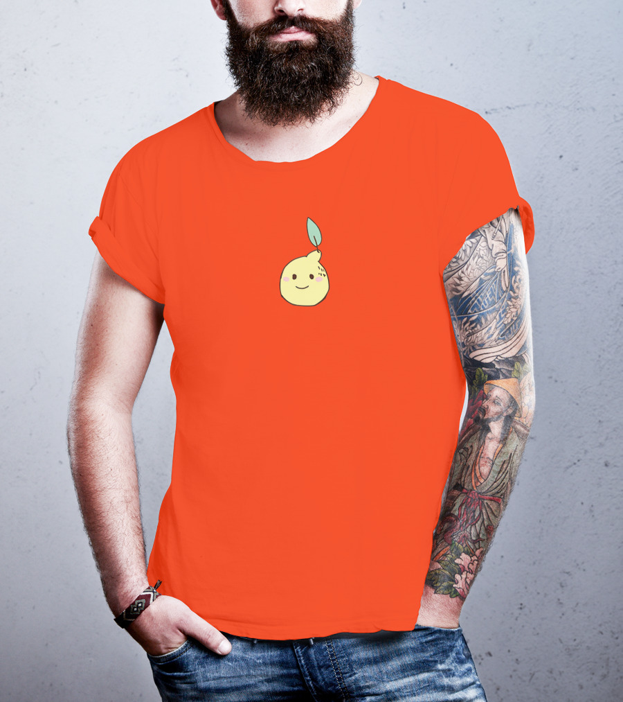 Cavetown Lemon Boy Robbie Leaf Happy Face T-Shirt