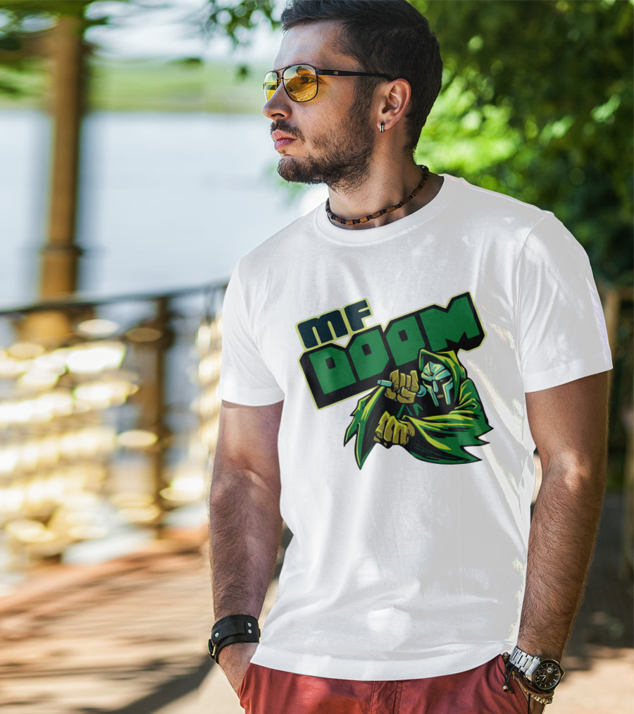 MF Doom Merch Anti Hero Iconic Masked Rapper T-Shirt