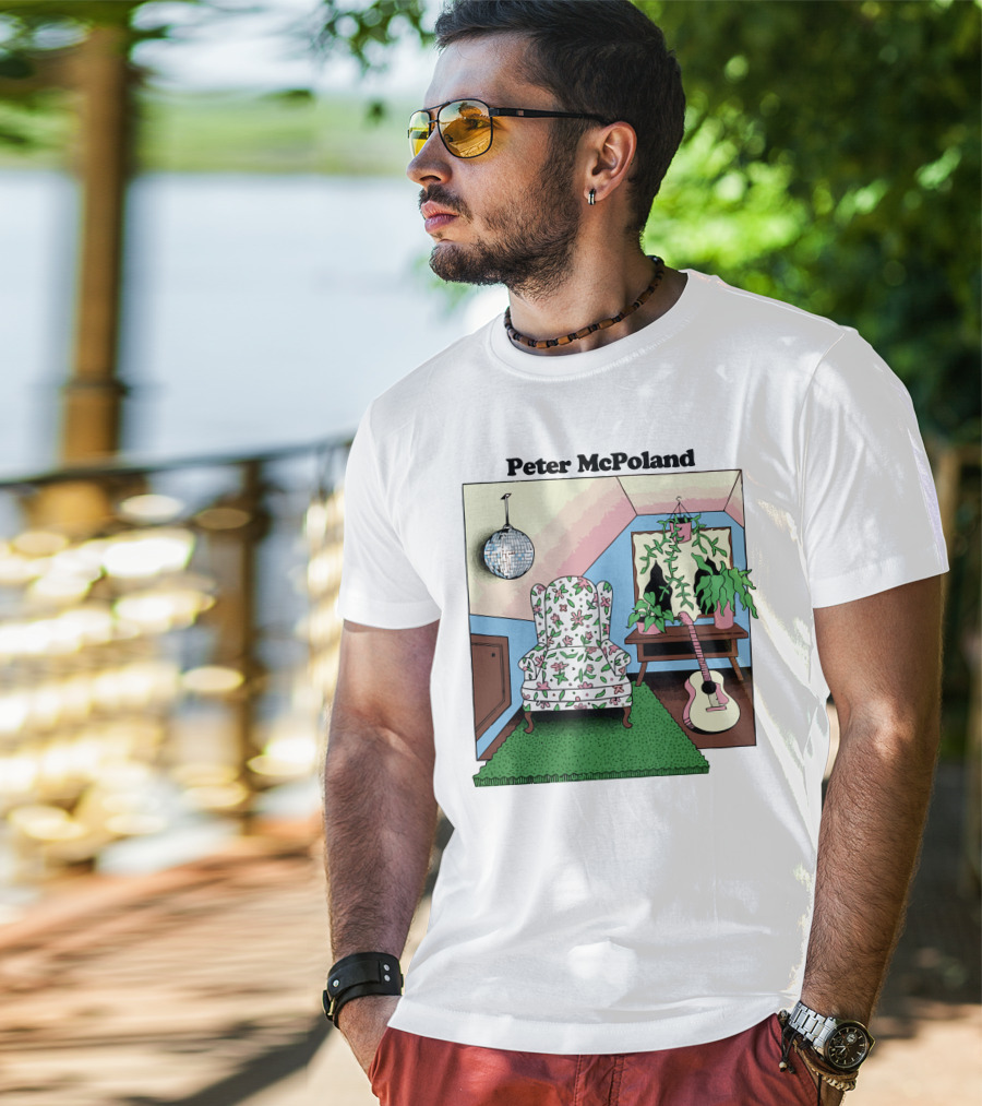 Peter McPoland Room With Chair Guitar And Plant T-Shirt