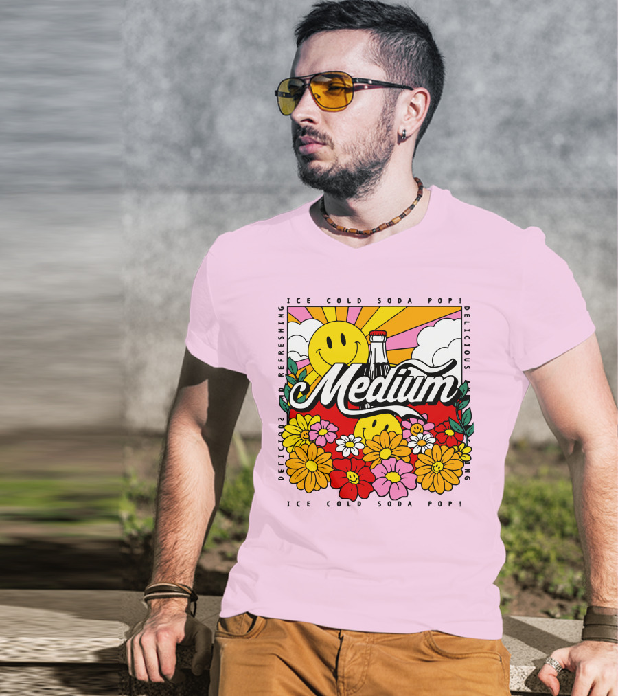 Medium Ice Cold Soda Pop Delicious Refreshing T-Shirt