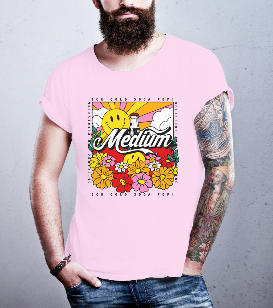 Medium Ice Cold Soda Pop Delicious Refreshing T-Shirt