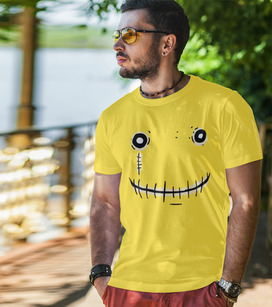 Salad Fingers Hubert Smiling Face Salad Fingers Merch T-Shirt