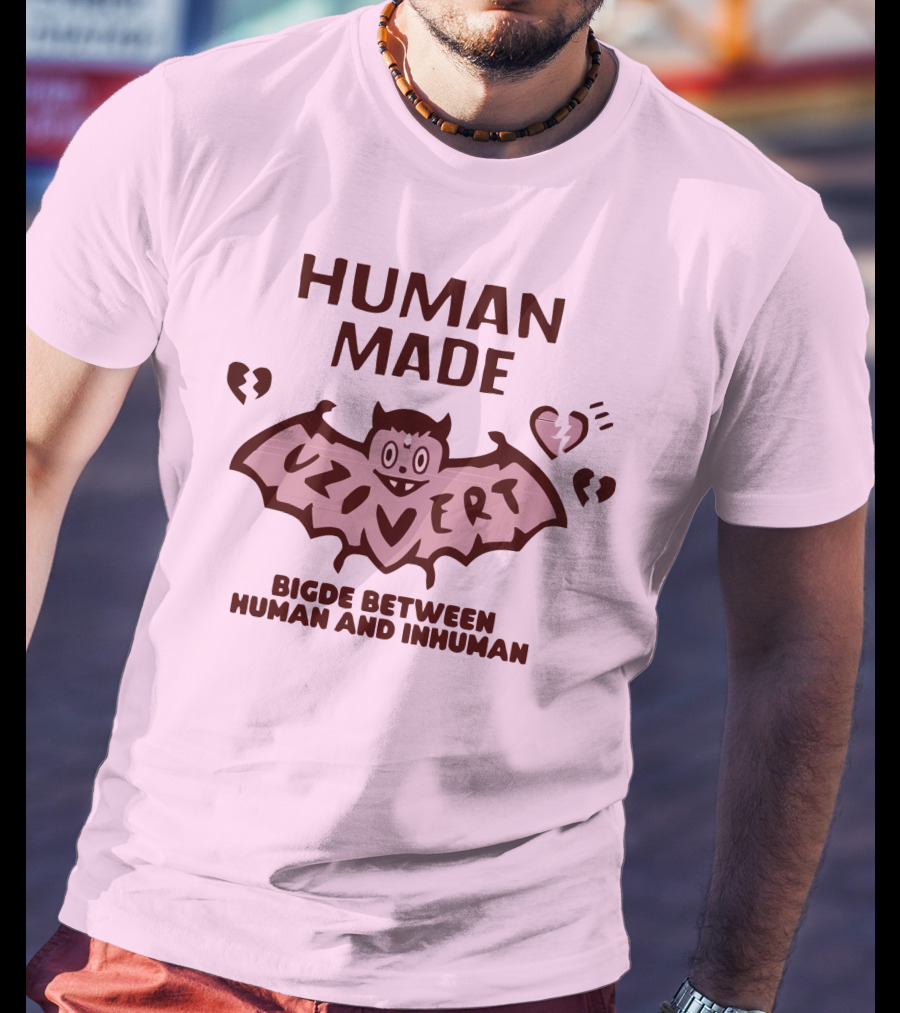 Human Made Lil Uzi Vert Bigde Between Human And Inhuman T-Shirt