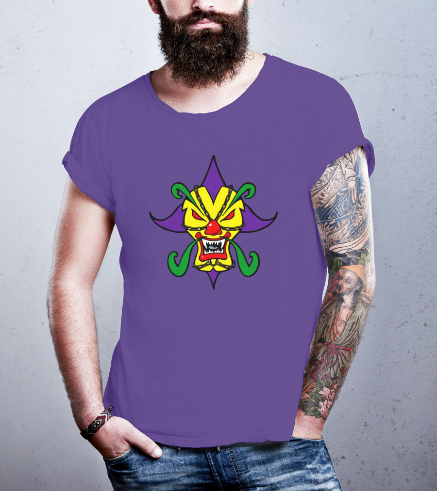 Psychopathic Merch Missing Link Found Joker's Card Mask Face Psychopathic Records Juggalo Merchandise T-Shirt