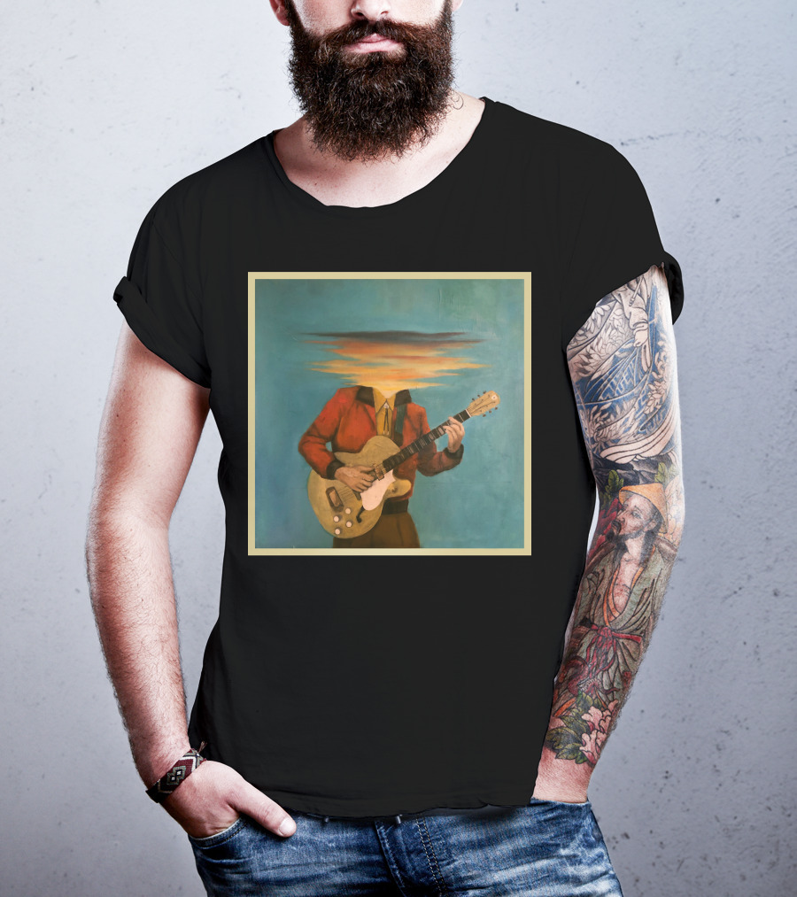 Lord Huron Long Lost Guitarist Surreal Sky Head T-Shirt
