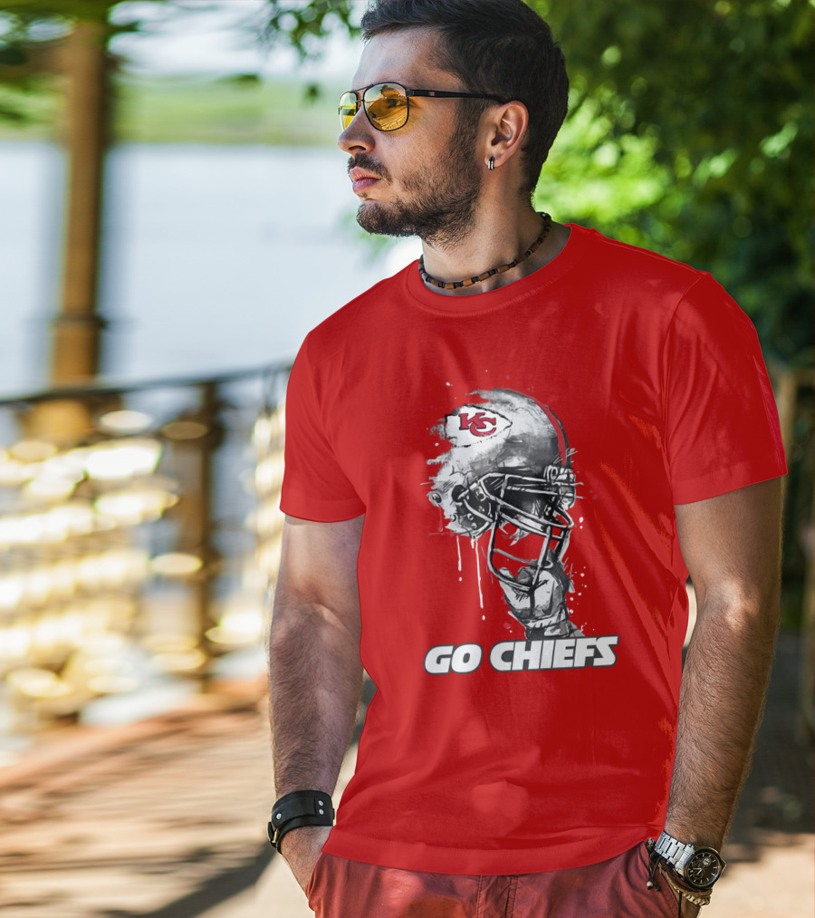 Go Chiefs Kc Helmet T-Shirt