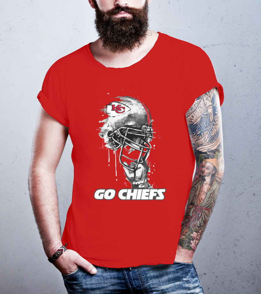 Go Chiefs Kc Helmet T-Shirt