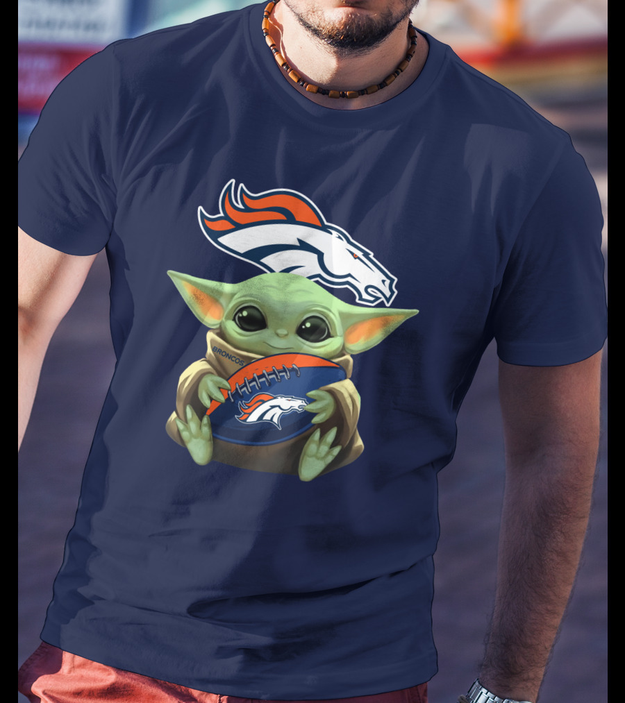 Broncos Baby Yoda T-Shirt