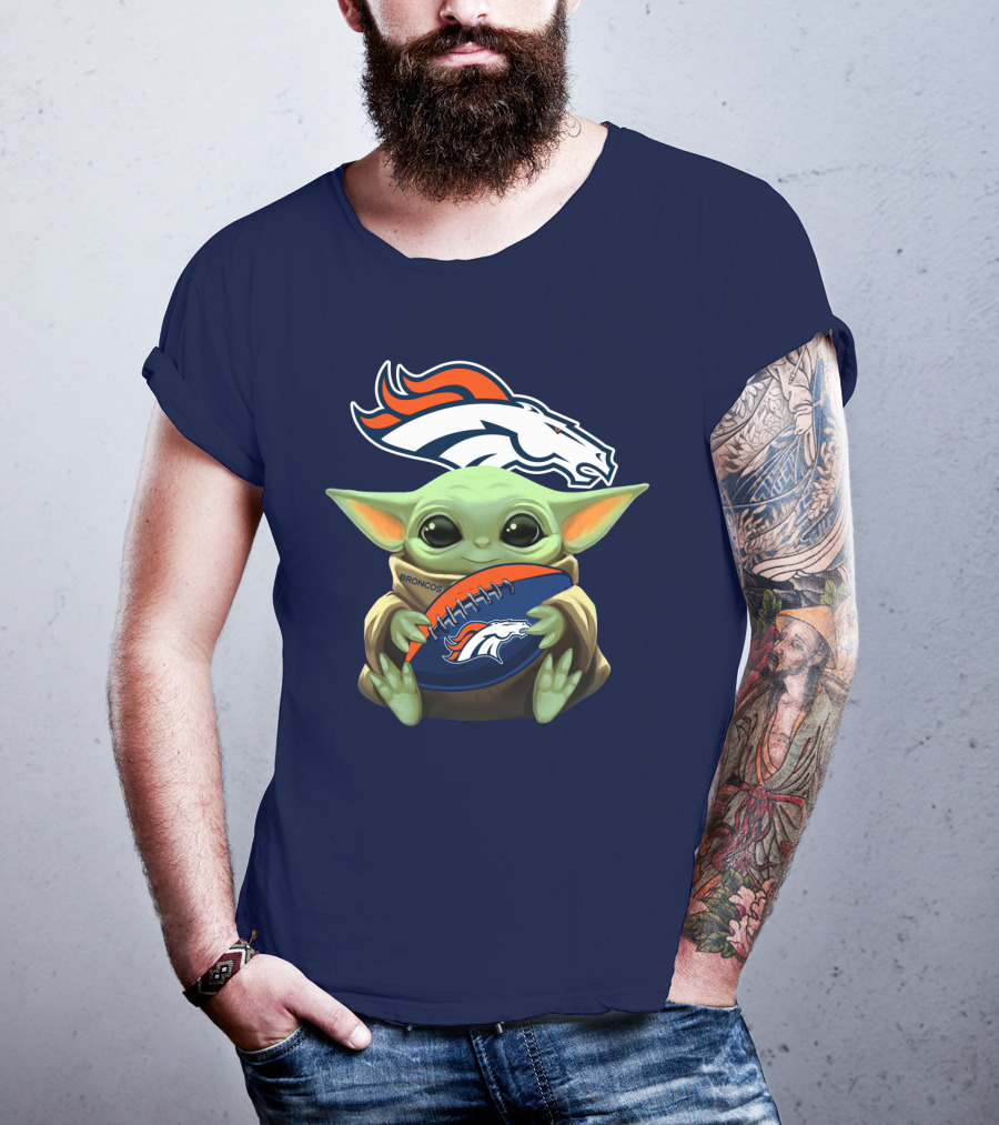 Broncos Baby Yoda T-Shirt