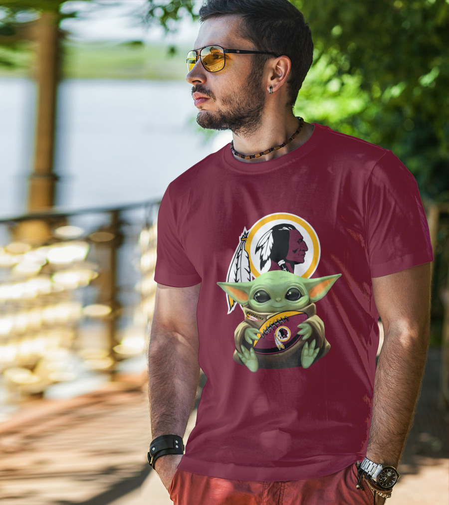 Baby Yoda Washington Football Team T-Shirt